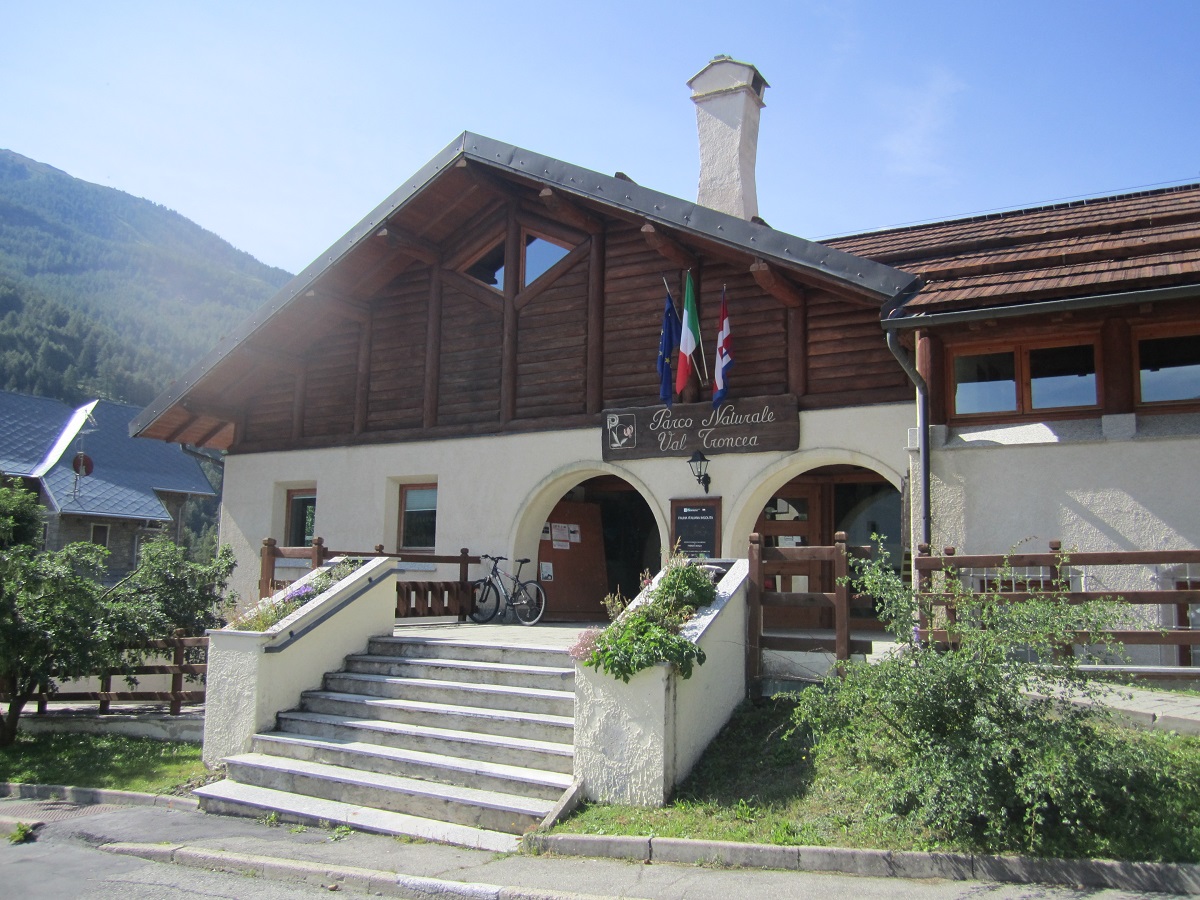 Sede operativa di Pragelato, dell'ente di gestione delle Aree Protette delle Alpi Cozie